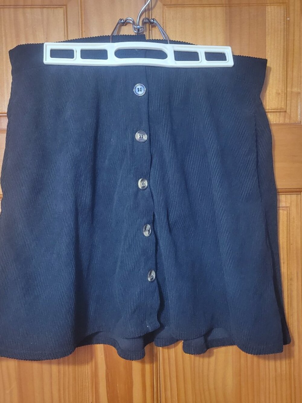 FREE Black ribbed skirt
